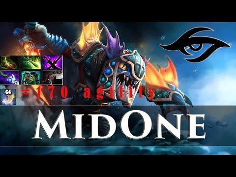 Secret MidOne Slark Dota 2 ll 170 Agility Steal