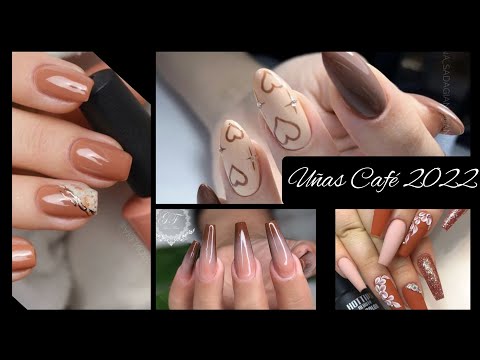 UÑAS CAFE 2022 DISEÑOS DE UÑAS COLOR CAFÉ #trendsnails #diseñosdeuñas #tendenciaenuñas #uñas2022