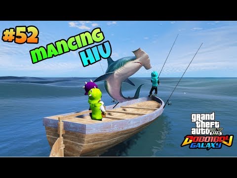 GTA 5 MOD BOBOIBOY GALAXY SHARK FISHING