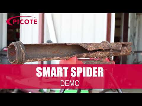 Picote Smart Spider Descaling Damaged Pipe Demo