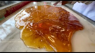 Making SOUR BLUE RASPBERRY Hard Candy Pillows! 💥🩵