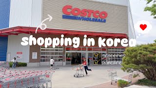 shopping in korea vlog 🇰🇷 grocery food haul with prices! 💕 requested Costco skincare