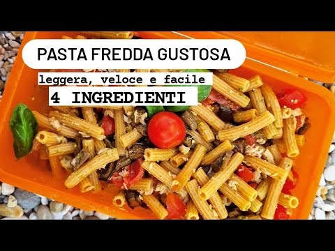 PASTA FREDDA GUSTOSA | leggera, facile e veloce| 4 INGREDIENTI