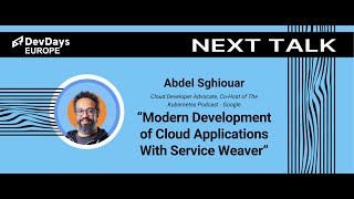 Abdel Sghiouar: Modern Development of Cloud Applications With Service Weaver