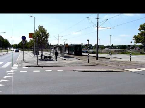 zwarte tram, black streetcar, schwarze Straßenbahn RET Rotterdam-Lombardijen, 4 juli 2011