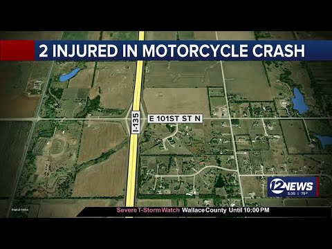 2 injured in motorcycle crash on I-135 north of Park City