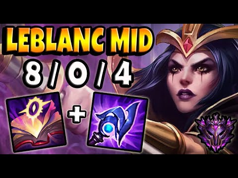 LeBlanc vs Akali [ MID ] Lol Korea Master Patch 11.4 ✅