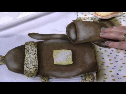 Mulher.com 22/04/2013 Priscila Muller - Pano de copa pintura efeito 3D Parte 2