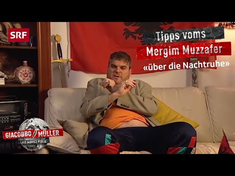 Mergim Muzzafer über die Nachtruhe | Giacobbo / Müller | Comedy | SRF