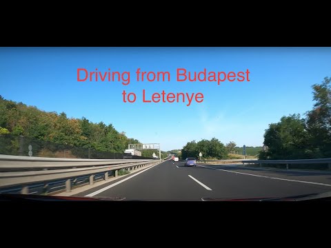 Budapest to Letenye - Driving in Hungary (4K)