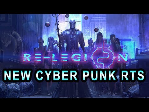 A New CyberPunk PC RTS (Real Time Strategy) Re-Legion Early Access Gameplay (First Stage)