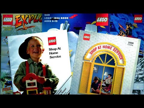 Checking out some Lego catalogs!