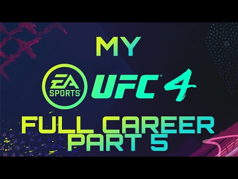 [PlayStation 4] UFC 4 Full Career Mode Part 5 (Feather-Lightweight Hard Difficulty)