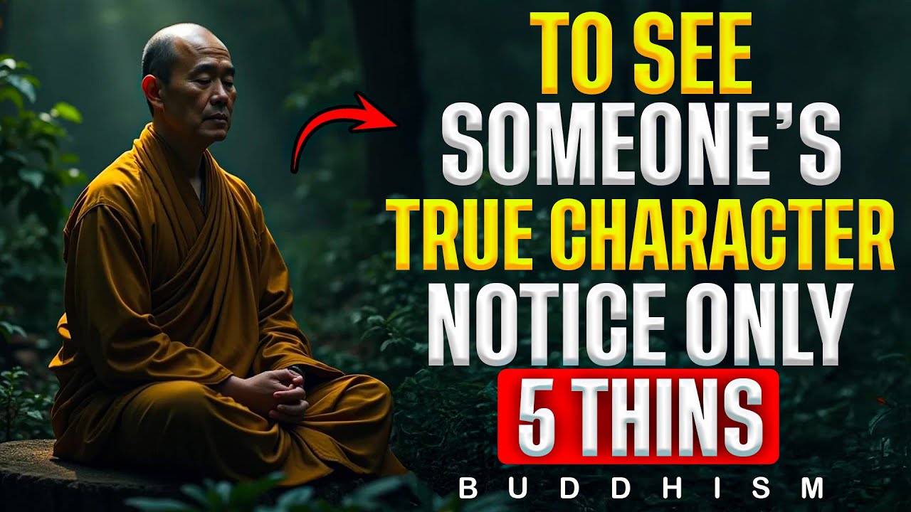 How to Instantly See Someone’s True Colors: Just Look for These 5 Signs | Buddhism #Buddhism