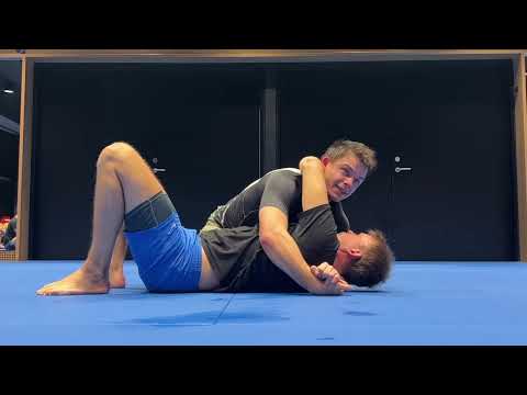 Half guard passing: Passing with head-and-arm control - Get to mount without getting reversed