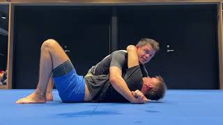 Half guard passing: Passing with head-and-arm control - Get to mount without getting reversed