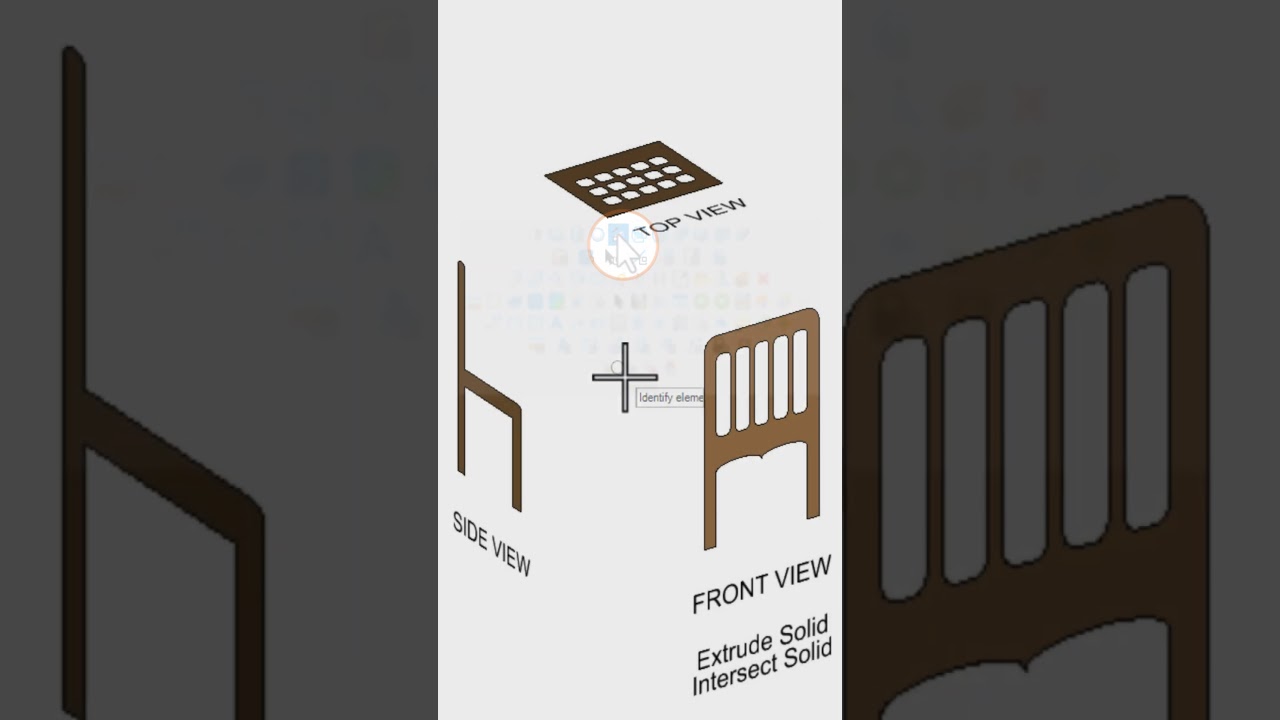 Creating a 3D Chair in #microstation #tutorial #learning #3d