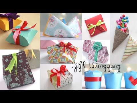 Fantastic Gift Wrap Ideas by Using Color Ppaer