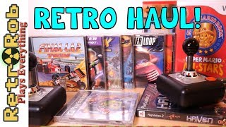Retro Game Haul With Playstation Atari and More!