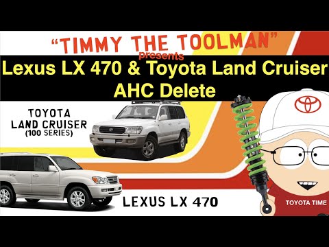 Lexus LX 470 & Toyota Land Cruiser 100 Series AHC Delete (Suspension Install)