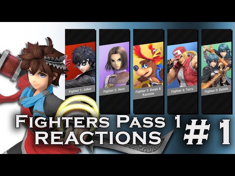Angelglory REACTS - Smash Ultimate Fighters Pass 1 #1: Joker
