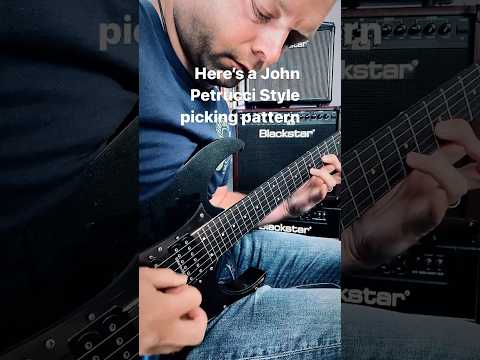John Petrucci Style Picking pattern that helps build your technique #guitar #shredguitar