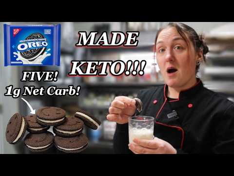 Keto Oreo Copycat Recipe [Crispy Chocolate Cookies]