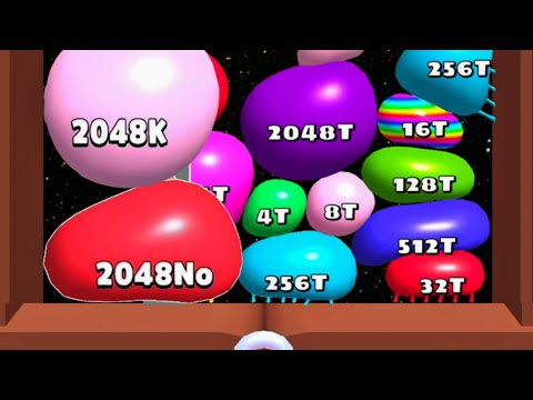 Blob Merge 3D vs 2048 Hole - Satisfying Mobile Games (Freepya, Max Level)