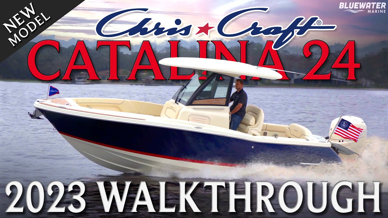 Chris-Craft Catalina 24 with Seakeeper Ride - Full Walkthrough