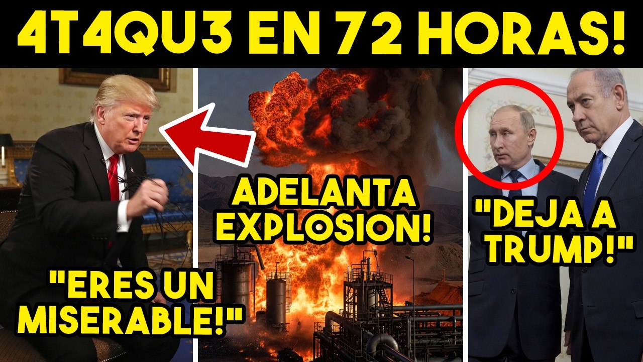 SORPRENDIO A TODOS! ULTIMATUM IRAN, TRUMP TRUENA EN TV. RUSIA VA POR ISRAEL, NUNCA LO ESPERO.