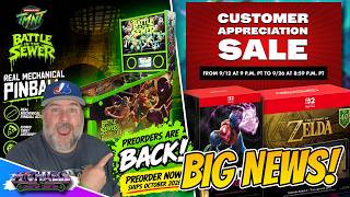 TMNT Battle In The Sewer Pre Order is Back & Nintendo Customer Appreciation Sale!