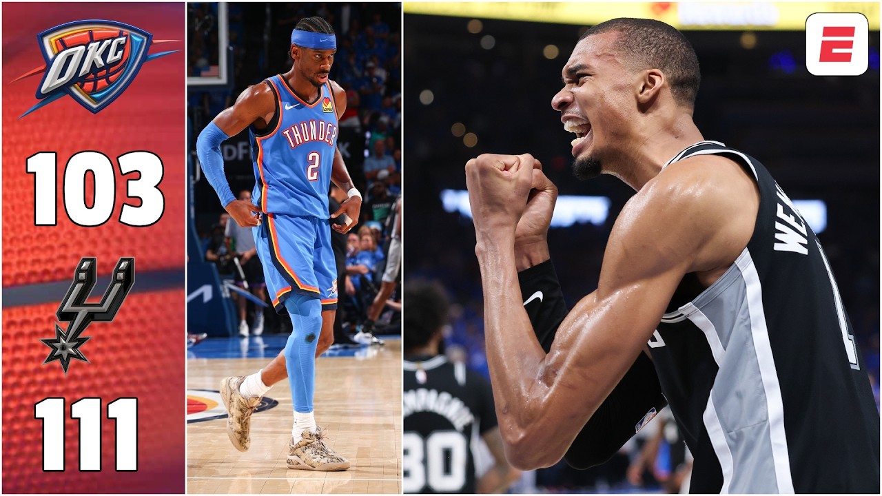 SAN ANTONIO SPURS 111-103 OKLAHOMA CITY THUNDER | Highlights | Conferencia Oeste | NBA