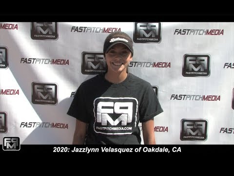 2020 Jazzlynn Velasquez Speedy Slapper, Second Base, Pitcher and Outfield Softball Skills Video