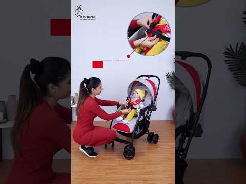 R for Rabbit Sugar Pop Baby Stroller - 3 Position Seat Recline, Easy One Hand Fold