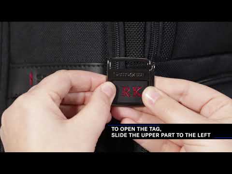 Samsonite - How to attach your IM T@G?