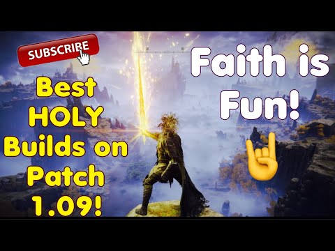 The BEST OP Holy Weapons on 1.09! 😮 (Elden Ring) Faith Week! 🤘