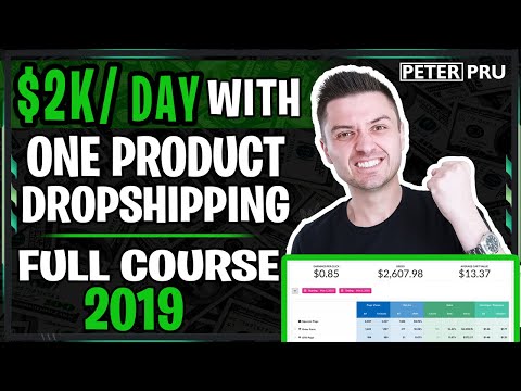 [Free Course] Dropshipping to $2K/ Day with ONE Product in 2019 Video