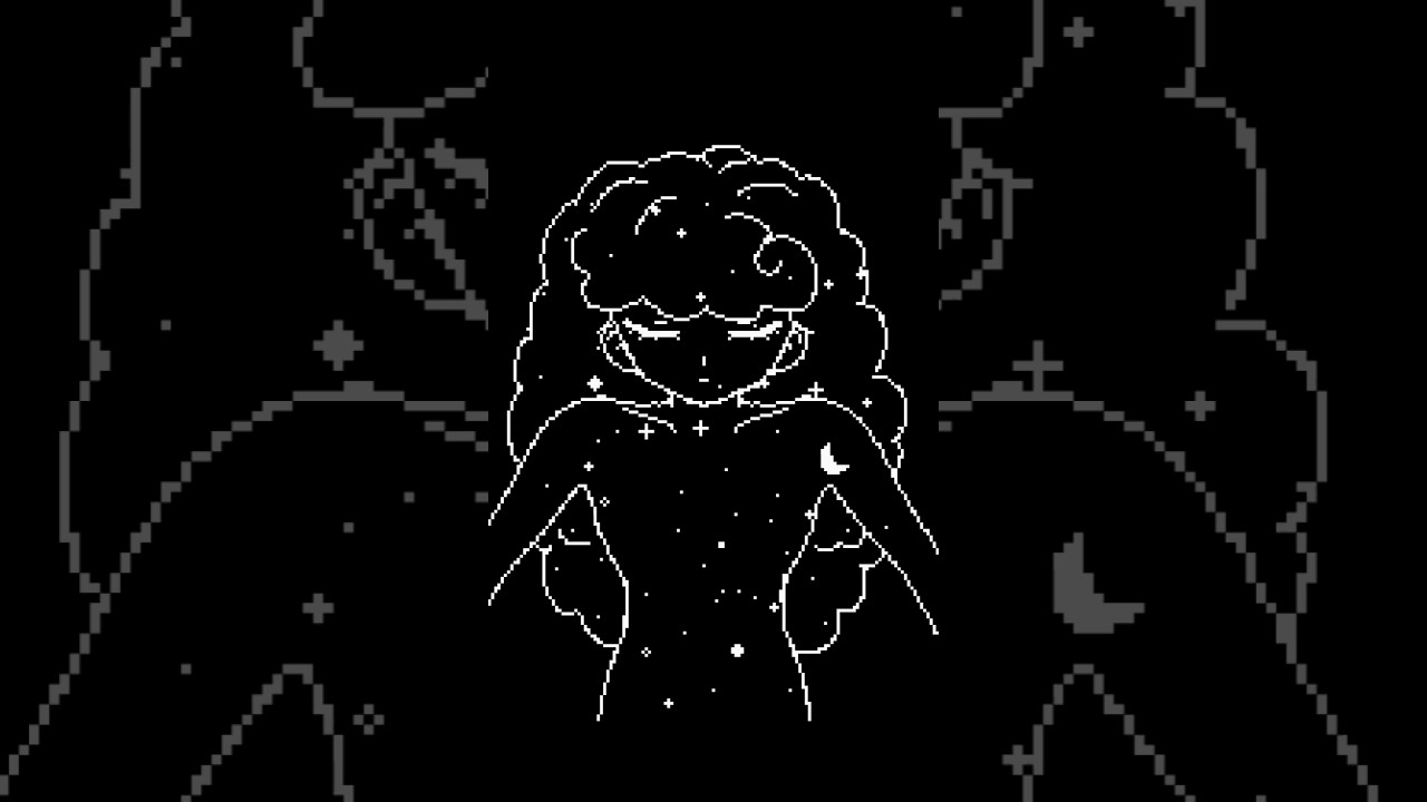 1-bit pixel art animation inspired by ANRI’s I Can’t Stop The Loneliness #pixelart #1bit #animation