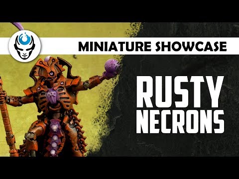 RUSTY NECRONS - LVL 3/5 MINIATURE SHOWCASE 4K