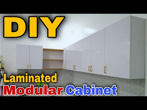 DIY | How to Make  Laminated Modular  Kitchen Hanging Cabinet