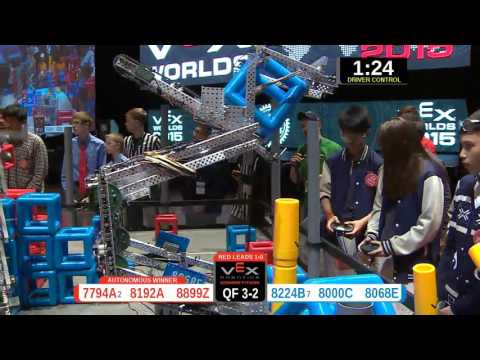 2015 VRC-MS Spir QF3-2 -  (7794A 8224B) 68-Spirit Div-VRC Middle School-VEX Worlds 2015