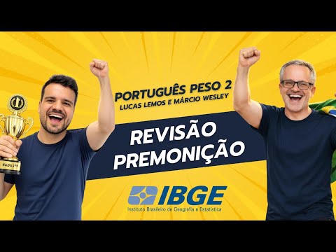 Concurso IBGE | Revisão Premonição | Português Peso 2 | Um objetivo: a sua aprovação