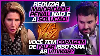 DEBATE PEGA FOGO! A REDUÇÃO da MAIORIDADE PENAL deve ACONTECER no BRASIL? - RENATO X THAÍS