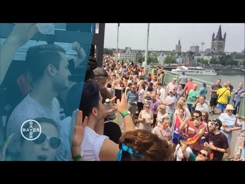 Bayer beim CSD 2017 in Köln