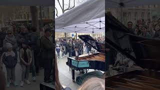 Liszt on a Street Piano in Barcelona