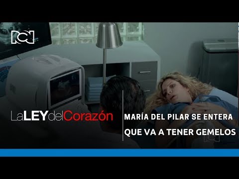 La Ley del Corazón | María del Pilar se entera que va a tener gemelos