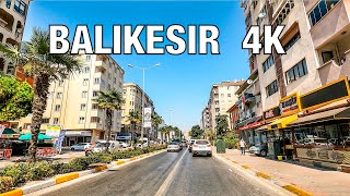 BALIKESIR 4K - Driving Downtown - Turkey 🇹🇷