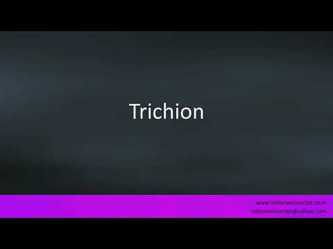 Pronunciation of the word(s) "Trichion".