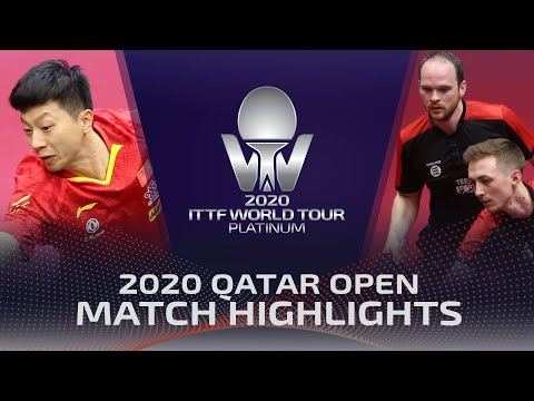 Ma Long/Xu Xin vs Paul Drinkhall/Liam Pitchford | 2020 ITTF Qatar Open Highlights (Final)