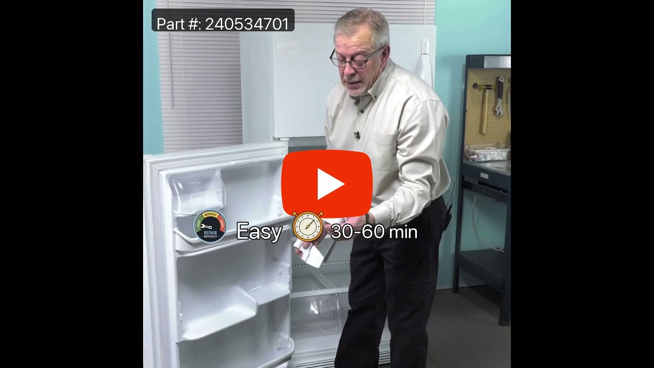 Replacing the Door Shelf Retainer Bar